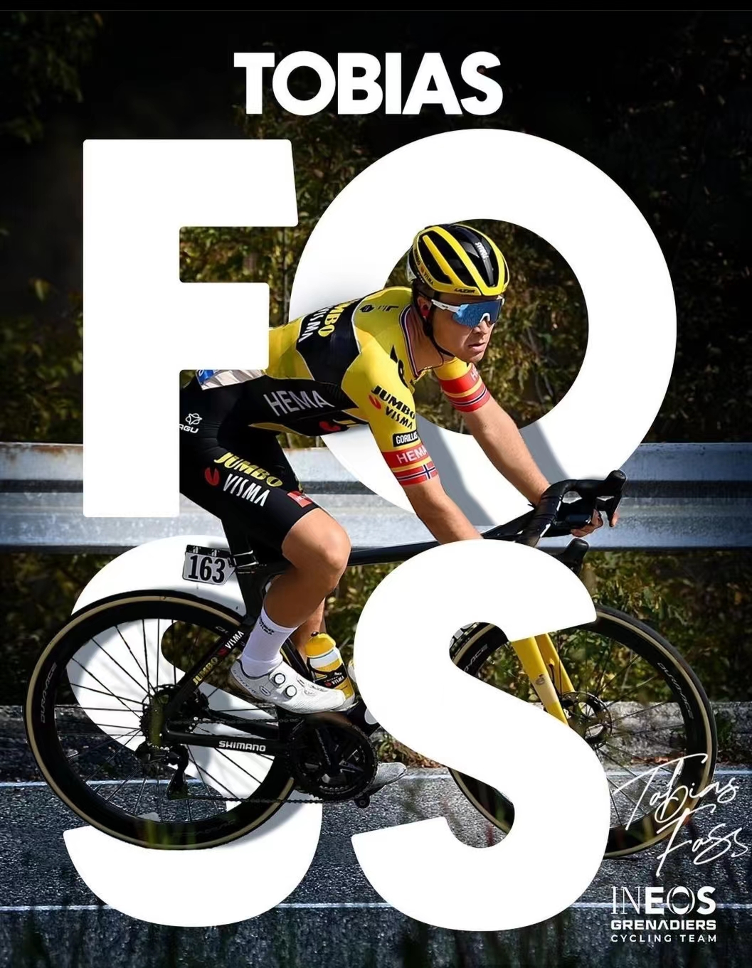 Afscheid van Jumbo Racing Team, Foss begint aan de reis van Ineos